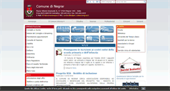 Desktop Screenshot of comunenegrar.it