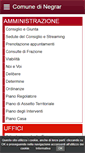 Mobile Screenshot of comunenegrar.it
